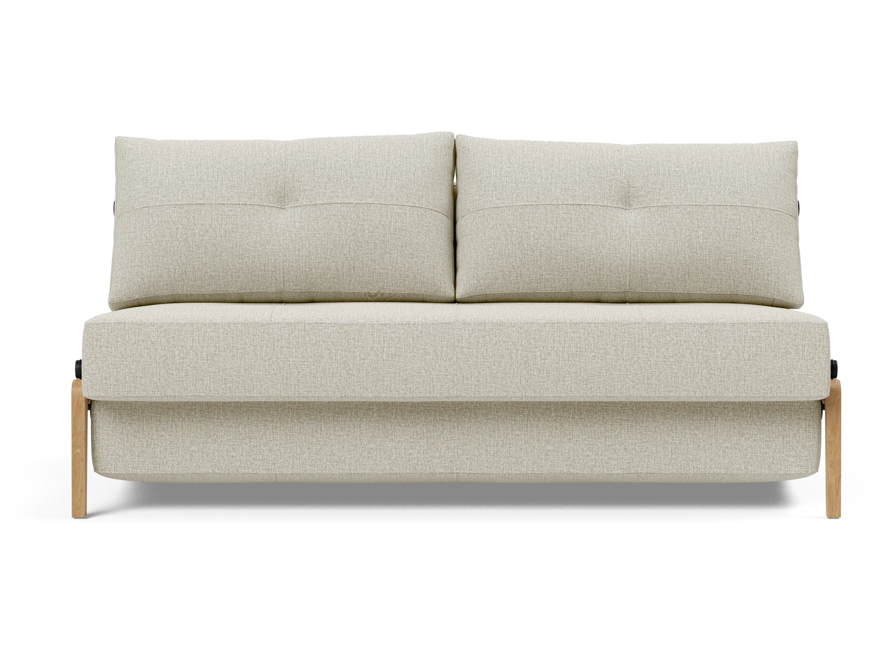 Cubed Queen-Size Sofa Bed with Wood Legs