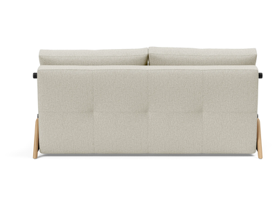 Cubed Queen-Size Sofa Bed with Wood Legs