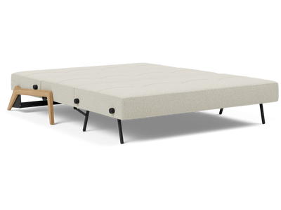 Cubed Queen-Size Sofa Bed with Wood Legs