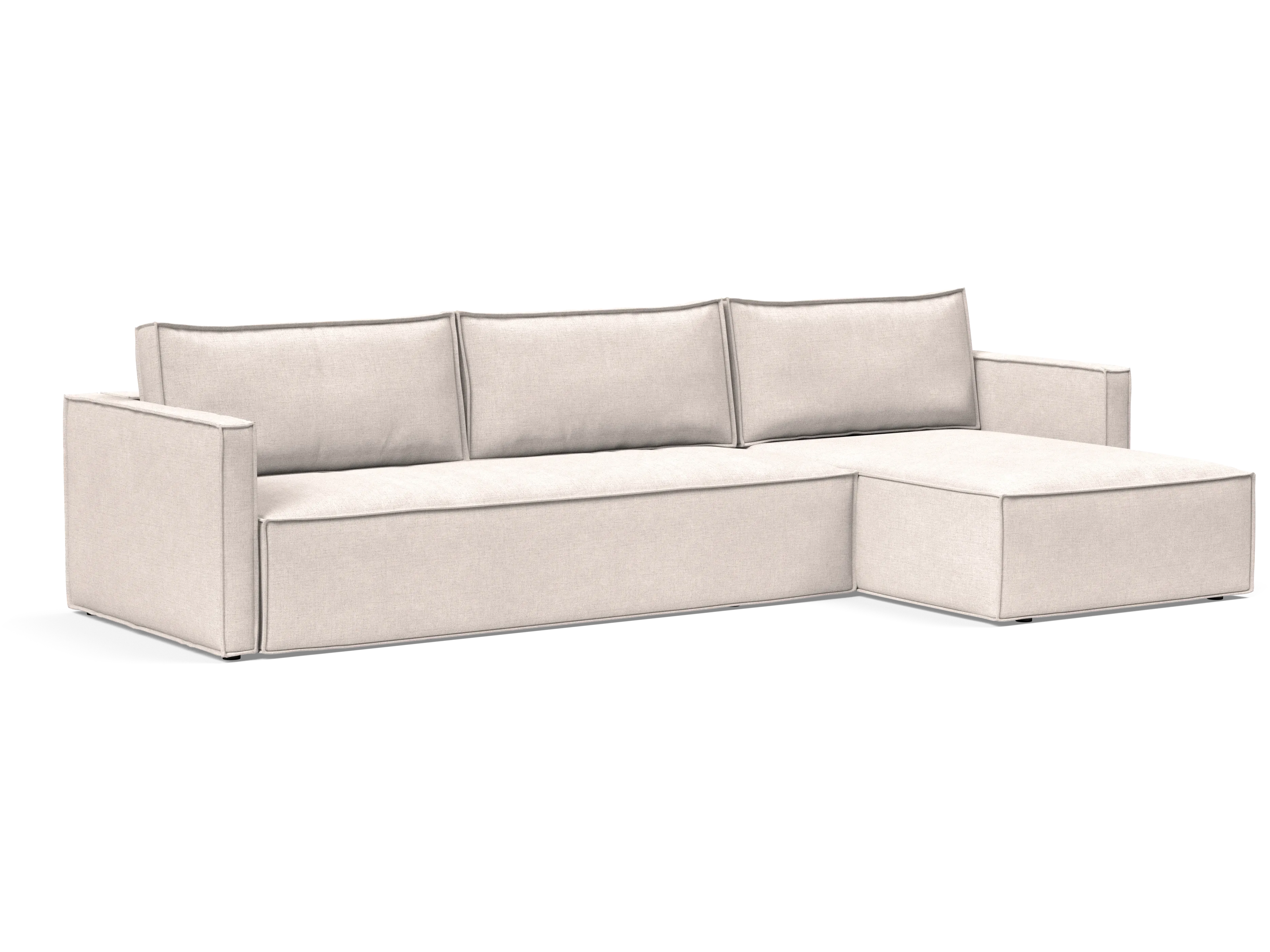 Newilla Sectional Sofa Bed with Slim Arms