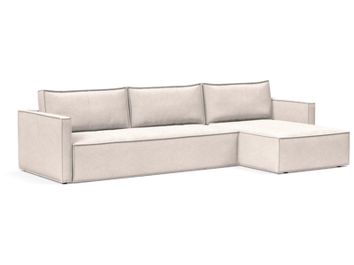 Newilla Sectional Sofa Bed with Slim Arms