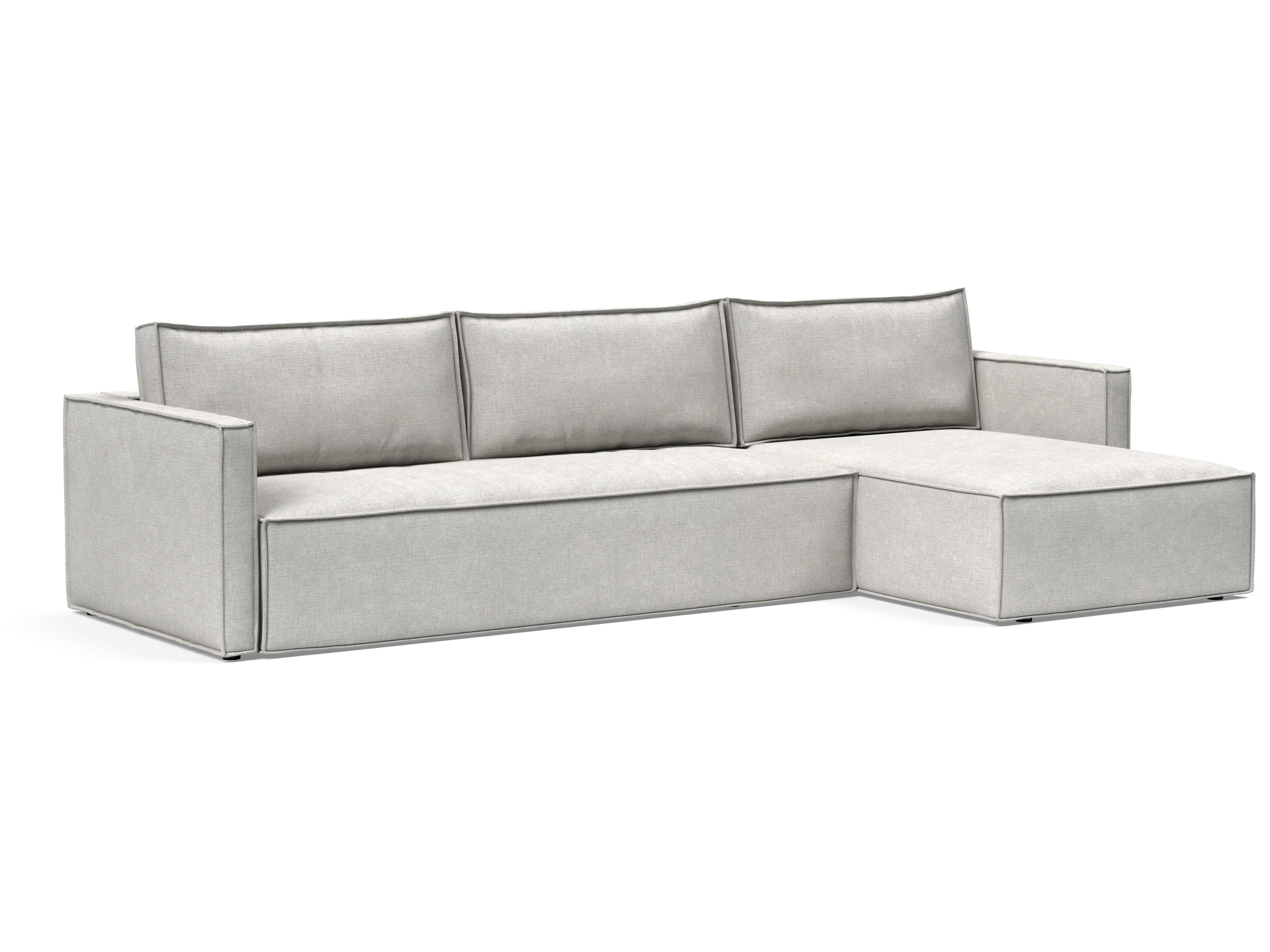 Newilla Sectional Sofa Bed with Slim Arms