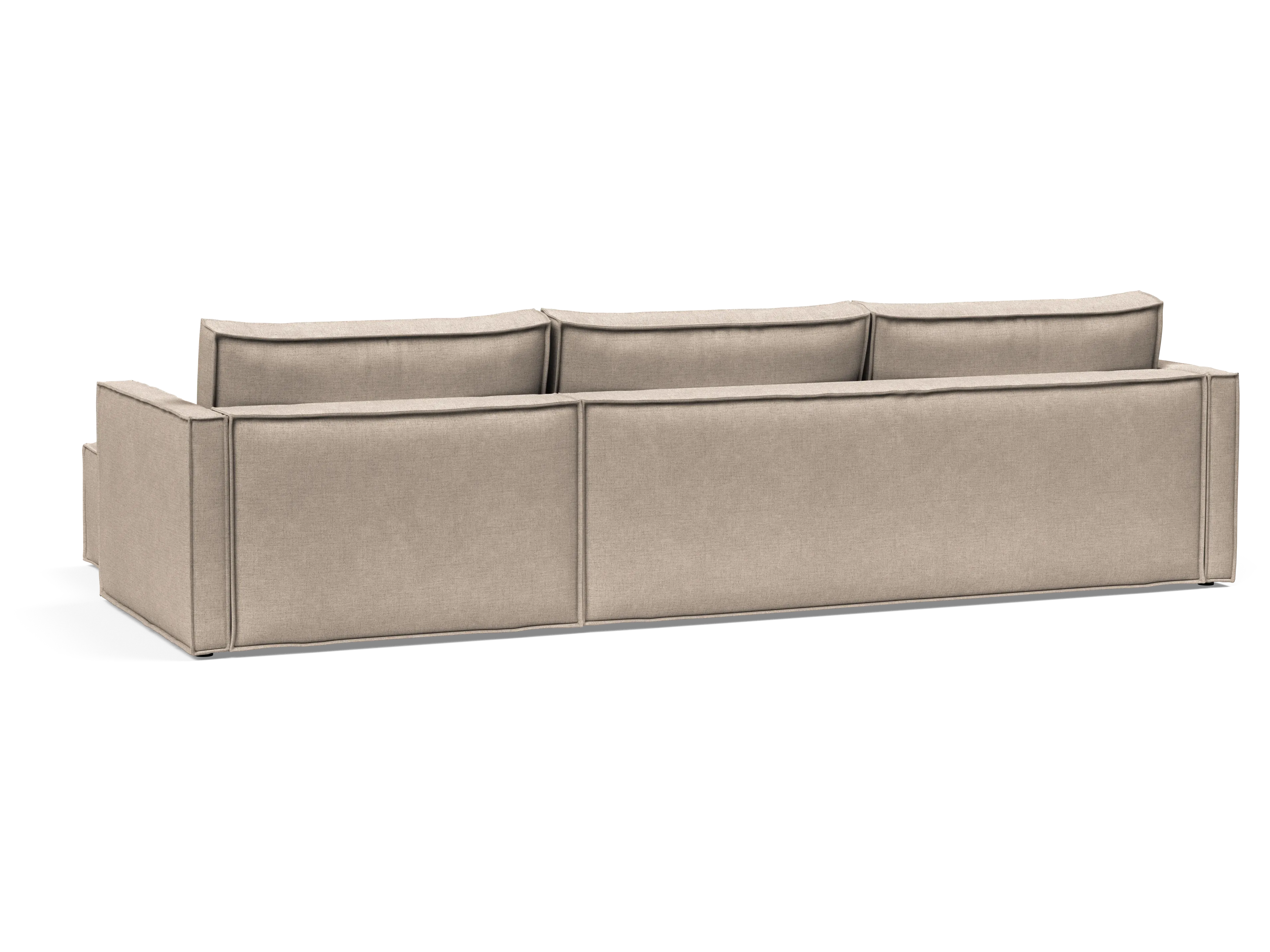 Newilla Sectional Sofa Bed with Slim Arms