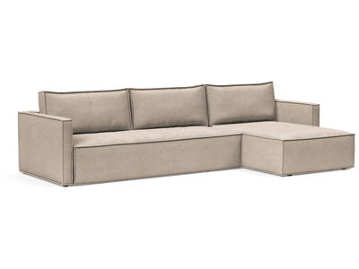 Newilla Sectional Sofa Bed with Slim Arms