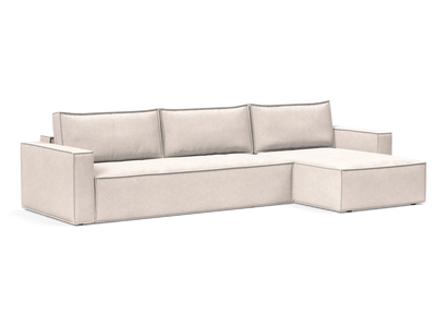 Newilla Sectional Sofa Bed with Wide Arms