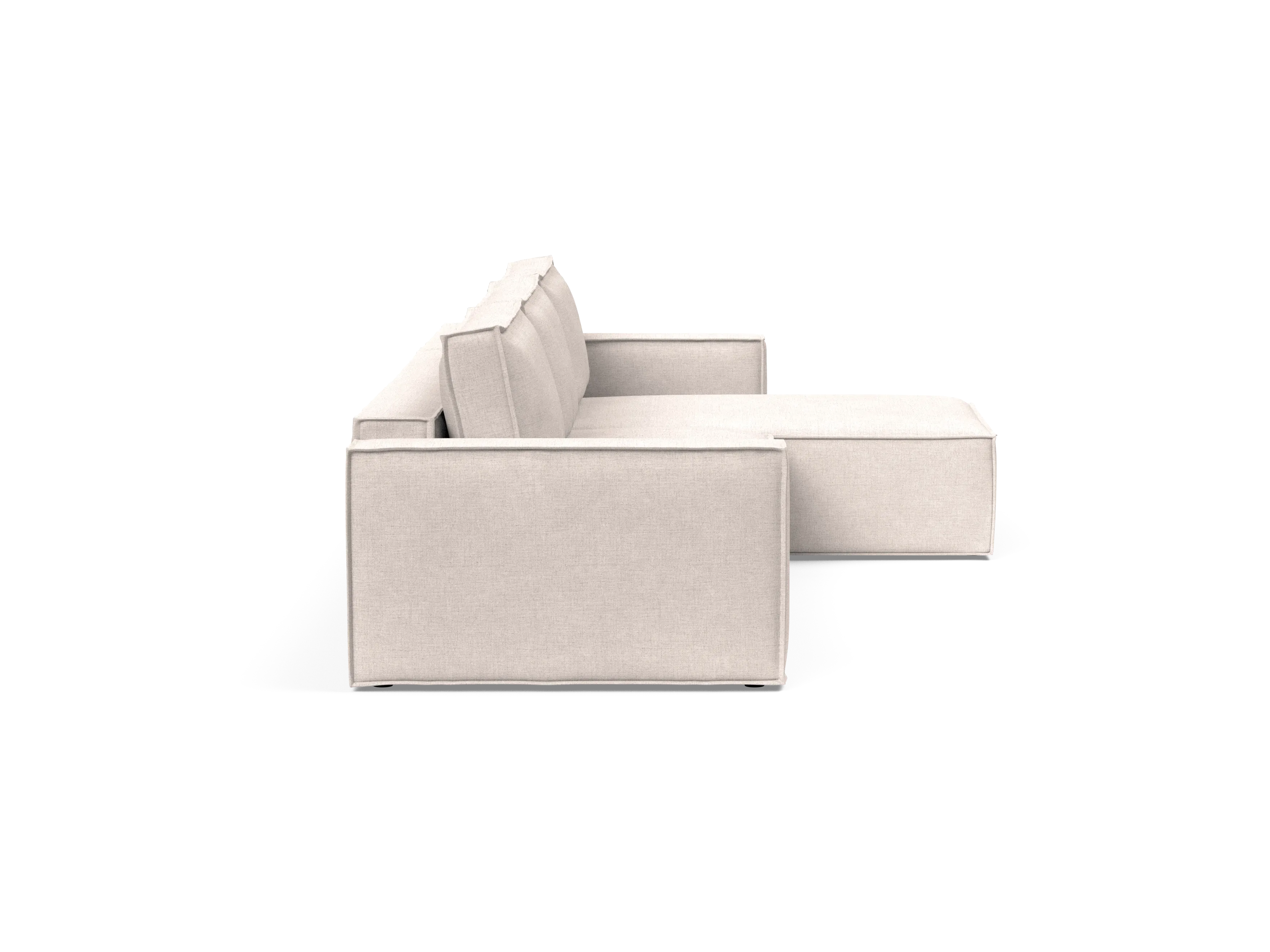 Newilla Sectional Sofa Bed with Wide Arms