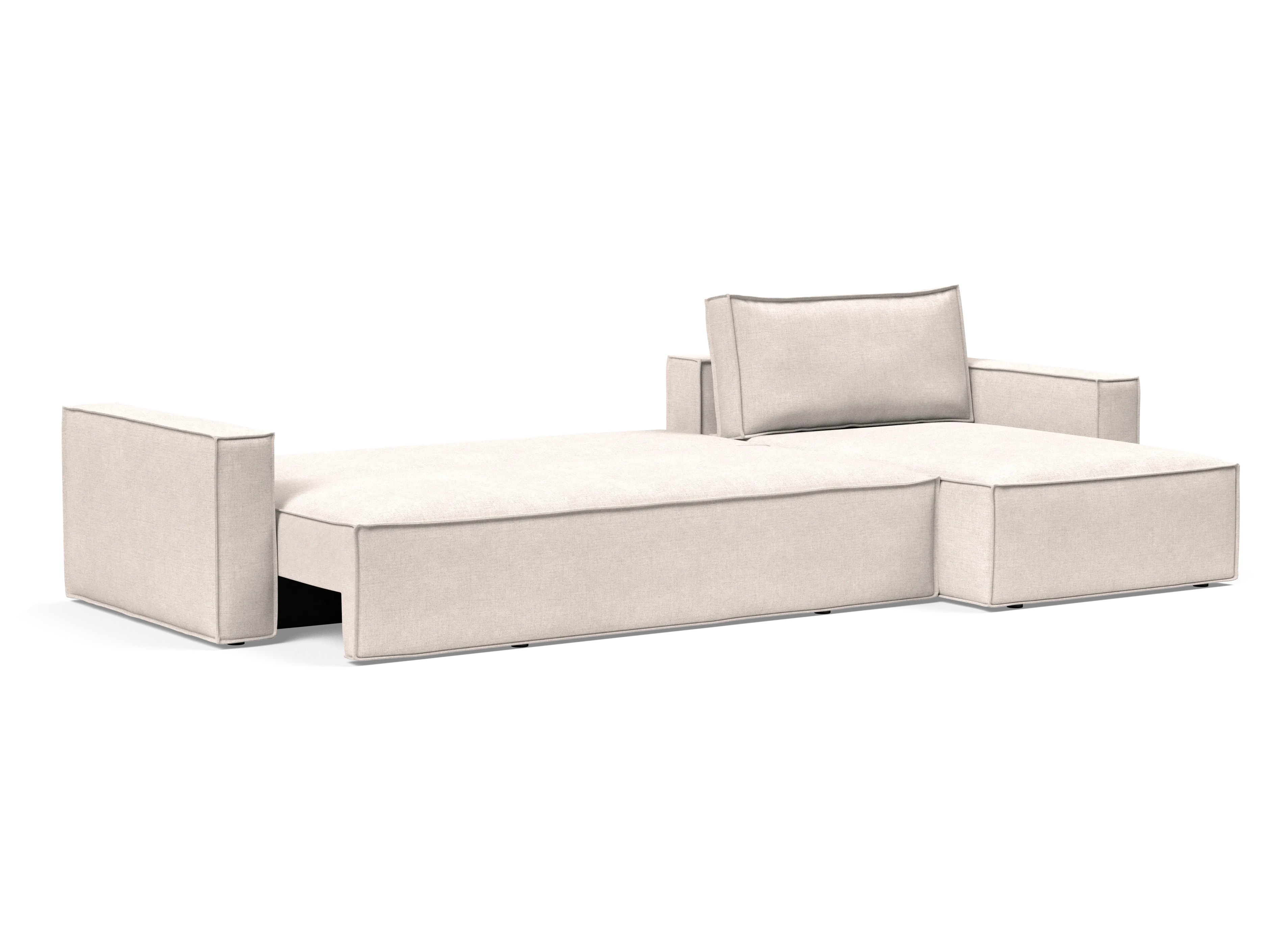 Newilla Sectional Sofa Bed with Wide Arms