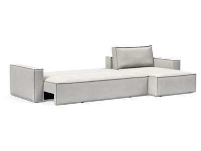 Newilla Sectional Sofa Bed with Wide Arms