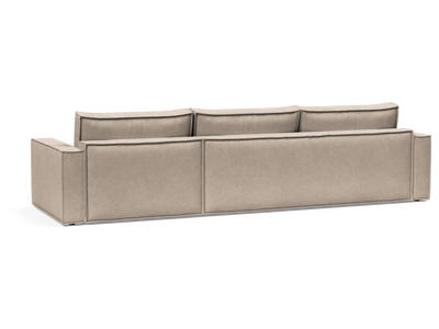 Newilla Sectional Sofa Bed with Wide Arms