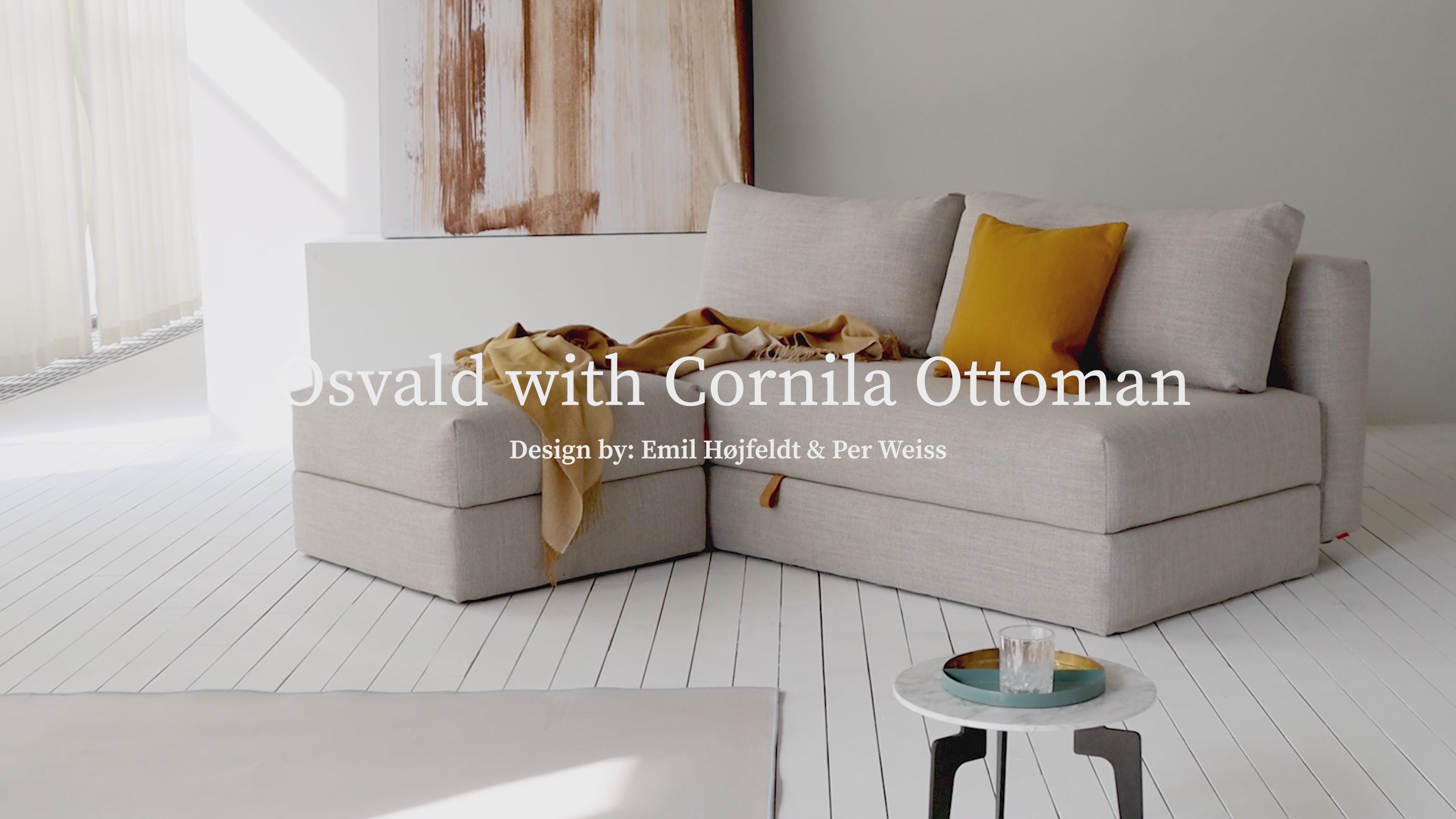 Load video: Newilla Sofa Bed with Standard Arms