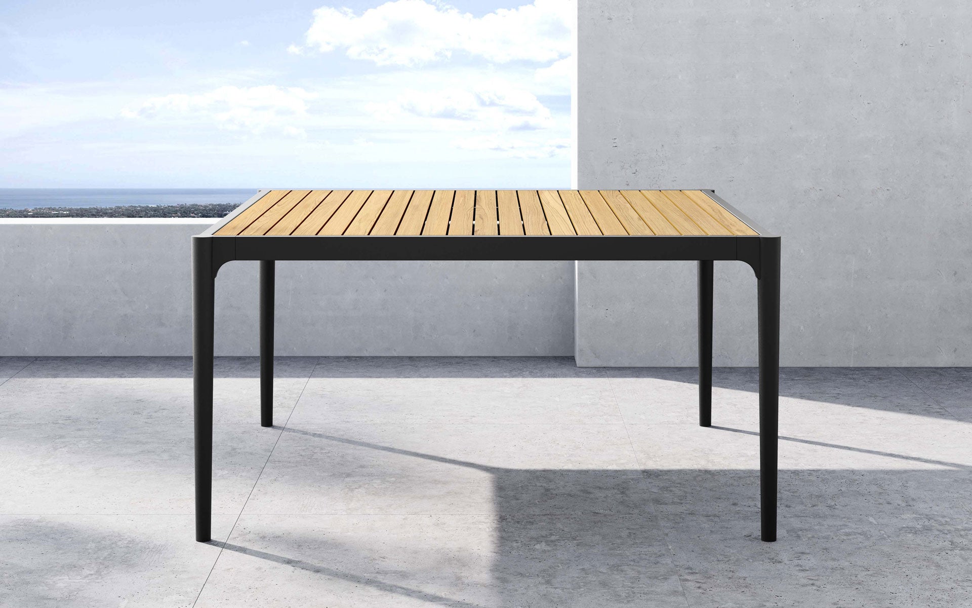 Clifton Outdoor 59 in Square Dining Table