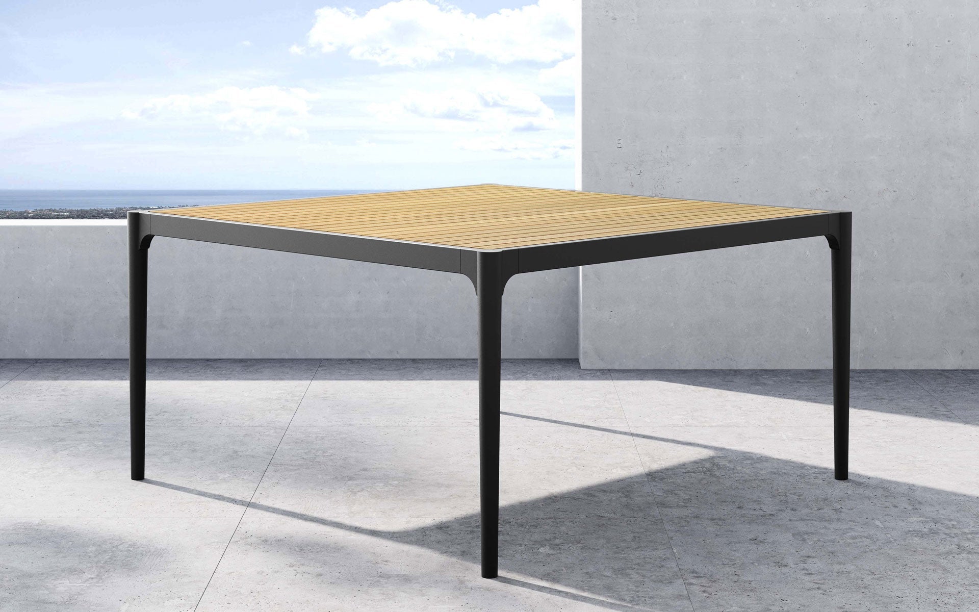 Clifton Outdoor 59 in Square Dining Table