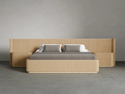 Surabaya Extended Bed with Nightstand